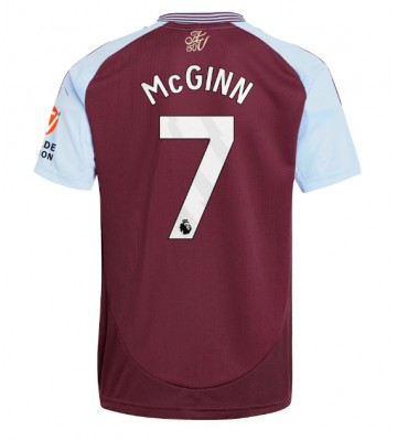 Aston Villa John McGinn #7 Primera Equipación 2024-25 Manga Corta